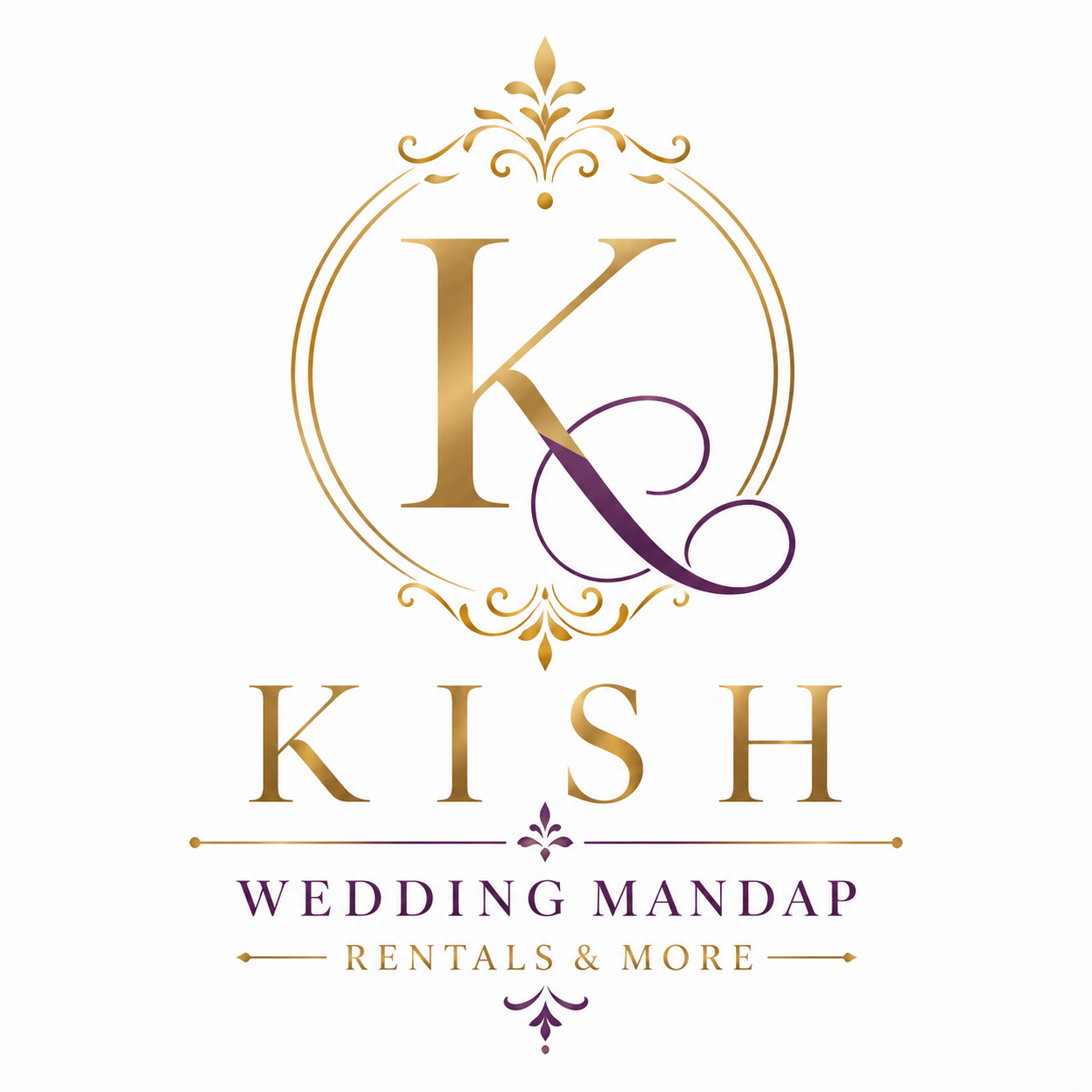 Kish Wedding Mandap Logo